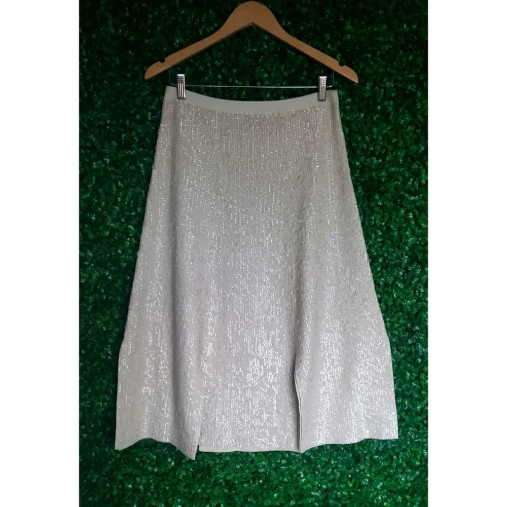 J.Crew Collection sequin sweater slip skirt